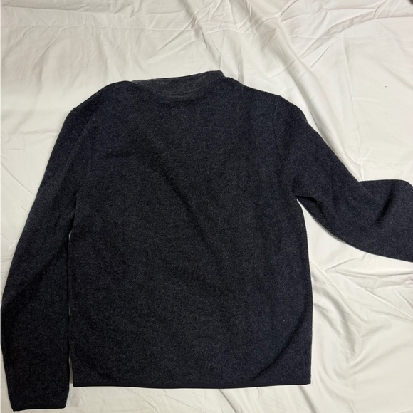 Vuori Men's Navy 1/4 Button Popover Sweater - Picture 6 of 6